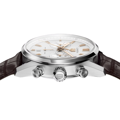 TAG Heuer Carrera Chronograph 42mm – Brown Leather Strap