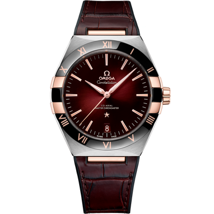 Constellation 41mm Steel Leather Strap