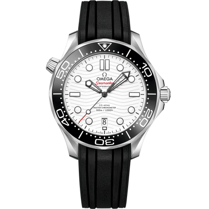 Seamaster Diver 300M 42mm Rubber Strap – Black & White