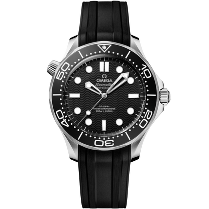 Seamaster Diver 300M 42mm Rubber Strap – Black & White