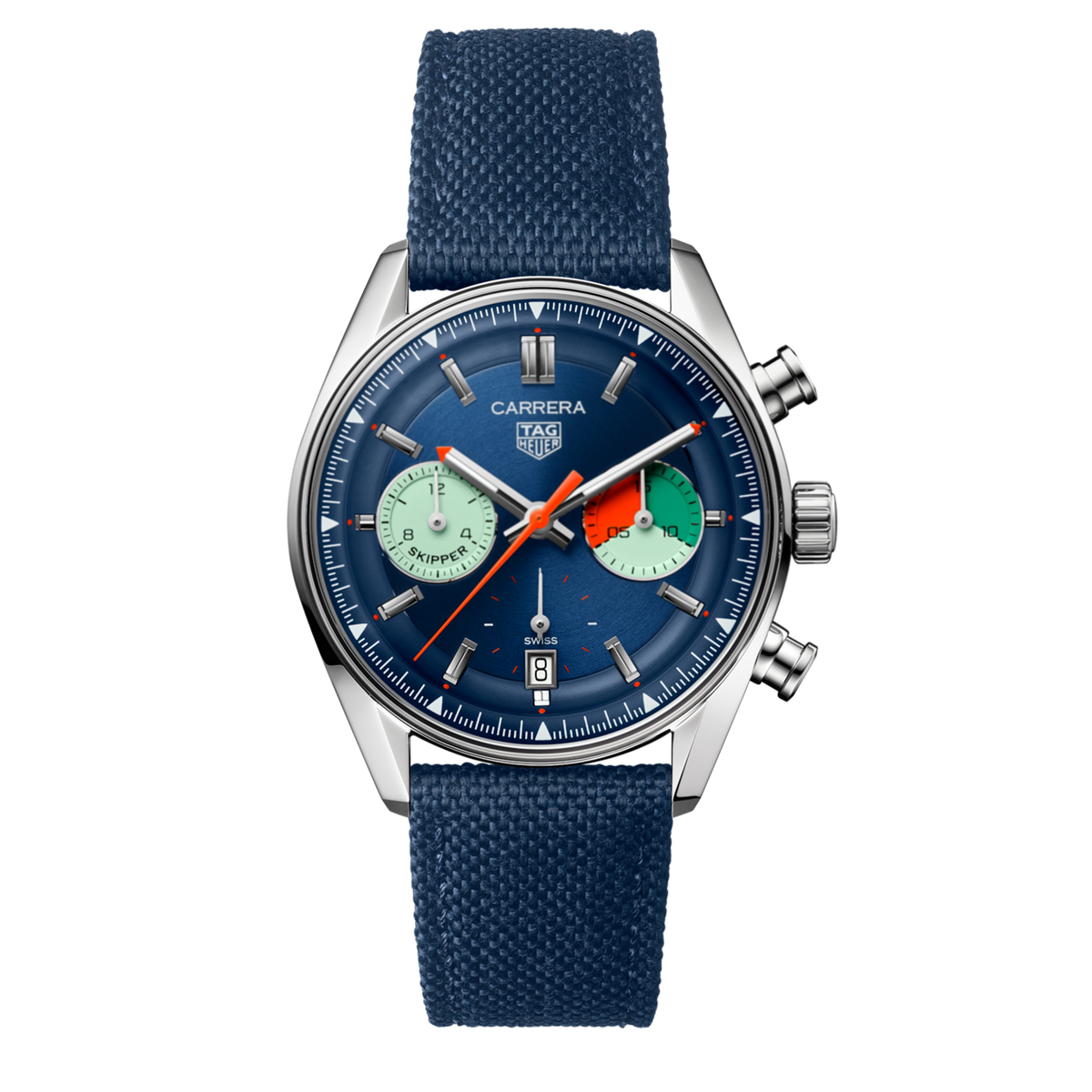 TAG Heuer Carrera Skipper 39mm – Silver-Tone