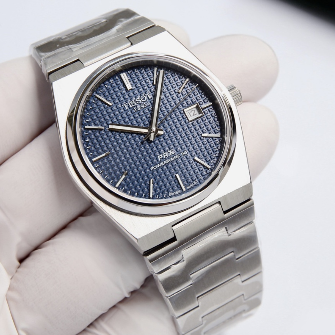 ТЅТ PRX Textured 40mm Watch Blue