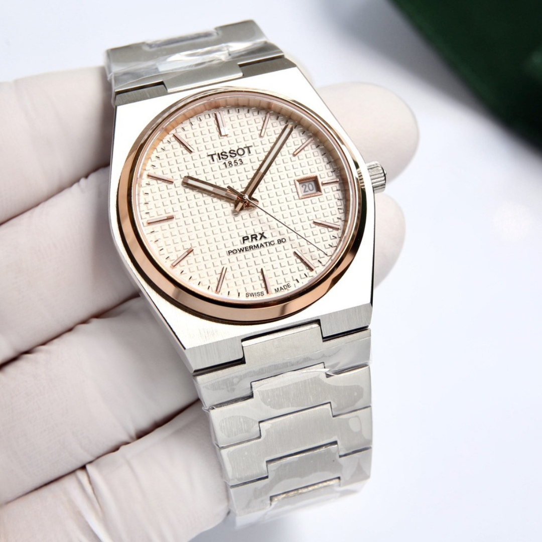 ТЅТ PRX Two Tone 40mm Watch Rose Gold