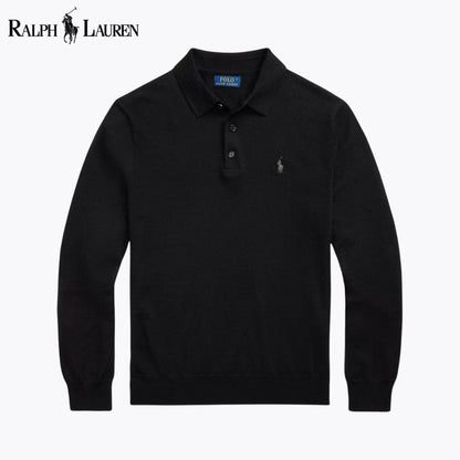 Men's Polo-Collar Jumper