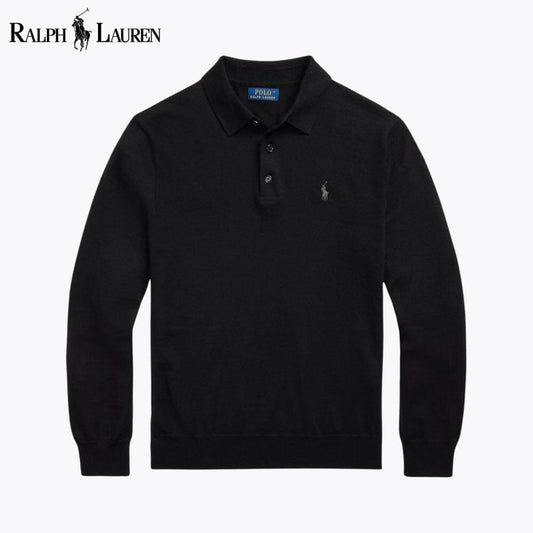 Men's Polo-Collar Jumper