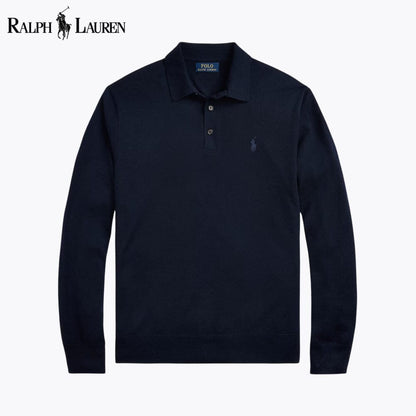 Men's Polo-Collar Jumper