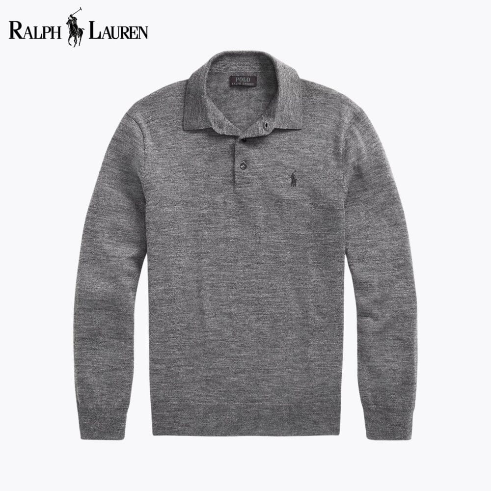 Men's Polo-Collar Jumper