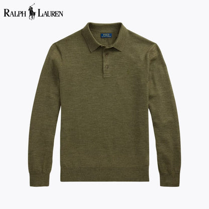 Men's Polo-Collar Jumper